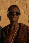 SQUARE SUNGLASSES IN BLUE