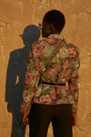 FLORAL JACQUARD BLAZER