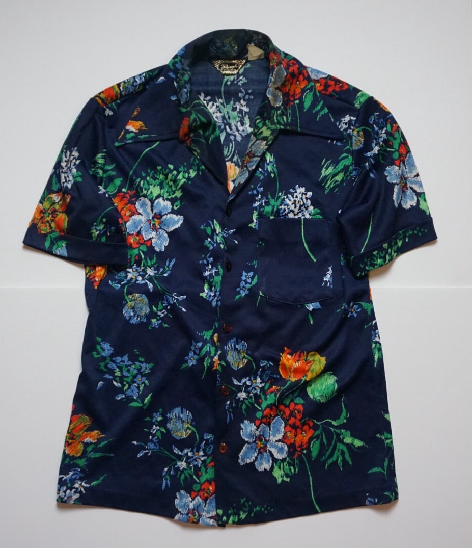 BRUSHSTROKE FLORAL TOP
