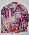 PINK PURPLE PRINT BLOUSE