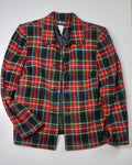 YARN PLAID JACKET