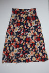 FLORAL BUTTON DOWN SKIRT