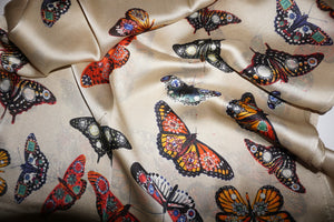 BUTTERFLY SILK SCARF