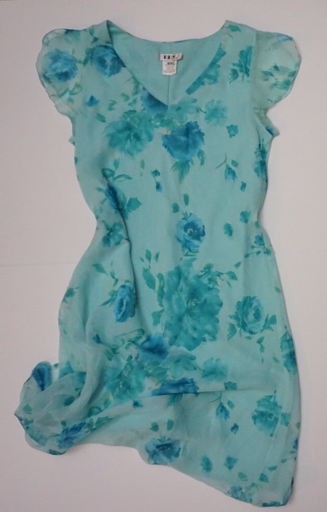 BLUE ROSE MIDI DRESS