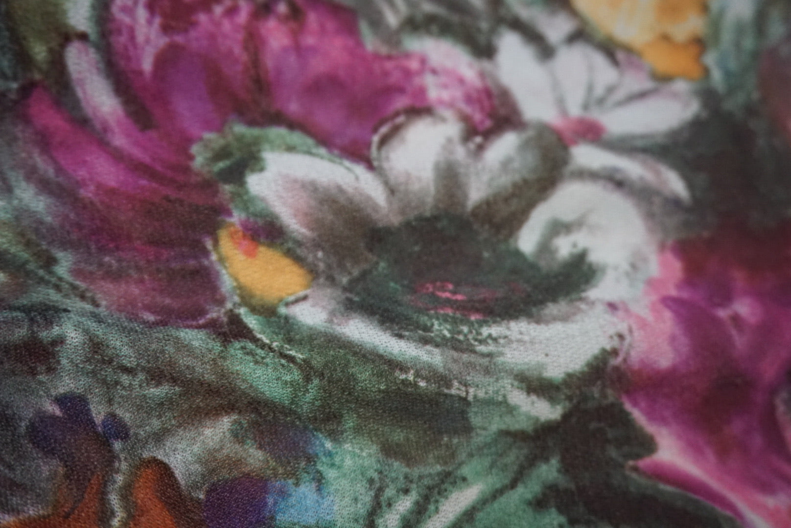 FUSCHIA BRUSHSTROKE BLOUSE