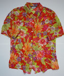 SHEER SILK FLORAL TOP