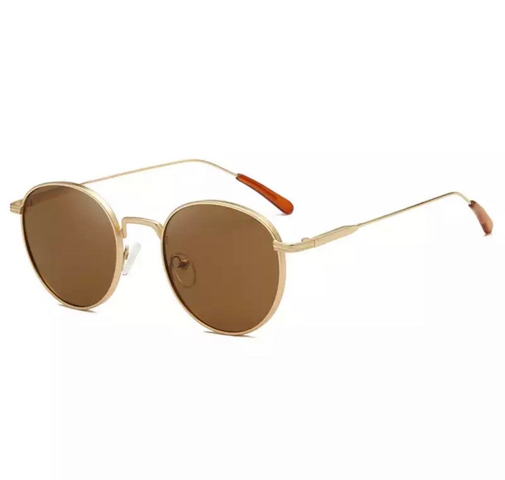 MATTE GOLD/BROWN SUNNIES