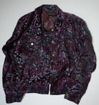 PLUM LAVENDER JACQUARD JACKET