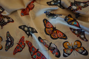 BUTTERFLY SILK SCARF