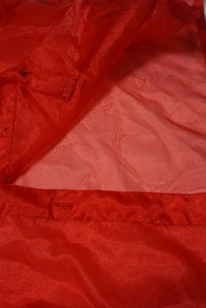 SHEER RED NYLON TOP