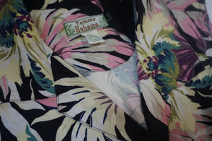 TOMMY BAHAMA CROP SILK BUTTON UP
