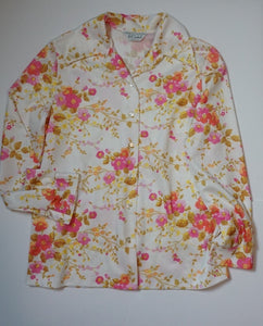 PINK + YELLOW FLORAL BLOUSE