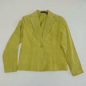 LIME GREEN SUEDE BLAZER