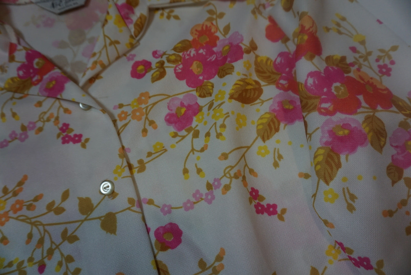 PINK + YELLOW FLORAL BLOUSE