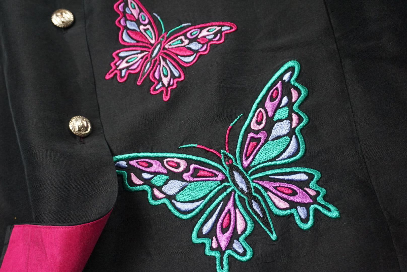 BOB MACKIE ‘WEARABLE ART’ BUTTERFLY BLOUSE